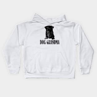 Pugs Dog Grandma Kids Hoodie